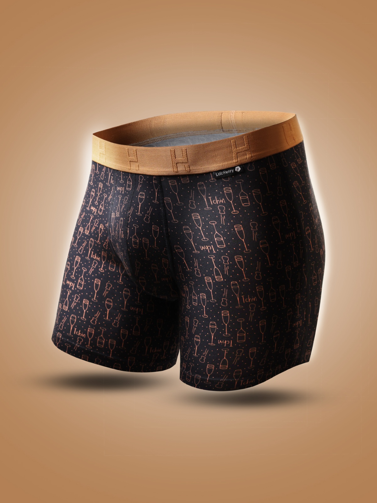 boxerky delší - Loïc Henry - Cotton